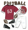 Football  Stickers - Jolee's Boutique