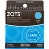 Zots Clear Dots Large, 300/pkg