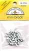 Lily White Mini Brads by Doodlebug