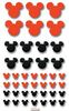 Red/ Black Mickey Tiles Disney Stickers - EK Success