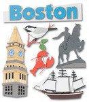 Boston  Stickers - Jolee's Boutique