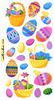 Easter Eggs Sticko Stickers