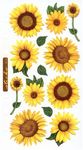 Vellum Sunflowers Sticko Stickers