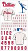 Phillies MLB Sticko Stickers
