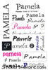 Pamela Name Stickers