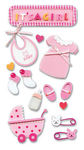 Baby Girl Foam Stickers - Jolee's