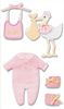 Baby Girl Clothes Stickers