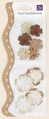 Brown Sm Floral Embellishments by Prima