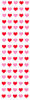 Pink & Red Micro Hearts - Mrs Grossman's Stickers