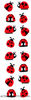 Chubby Ladybugs - Mrs Grossman's Stickers