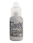 Silver Stickles Glitter Glue by Ranger