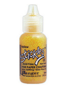 Yellow Stickles Glitter Glue by Ranger
