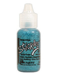 Turquoise Stickles Glitter Glue by Ranger