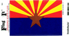 Arizona State Flag Vinyl Flag Decal