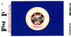 Minnesota State Flag Vinyl Flag Decal