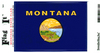 Montana State Flag Vinyl Flag Decal