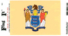 New Jersey State Flag Vinyl Flag Decal