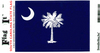 South Carolina State Flag Vinyl Flag Decal