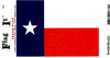 Texas State Flag Vinyl Flag Decal