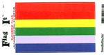 Rainbow Flag Vinyl Flag Decal