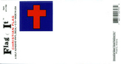 Christian Flag Vinyl Flag Decal