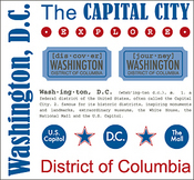 Washington D.C. Stickers