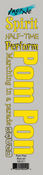 Pom Pon Yellow Rub-On Stickers