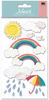 Rainbow Vellum  Stickers - Jolee's Boutique