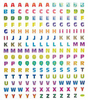 Holographic Alphabet Stickers
