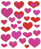 Hearts Sparkle Stickers