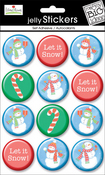 Let It Snow Jelly Stickers