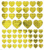 Gold Hearts Stickers