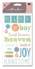 Baby Boy Glitter Sticko Stickers