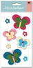 Playful Butterflies Le Grande Felt 3D  Stickers - Jolee's Boutique
