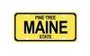 Maine Mini Plate Stickers by Karen Foster