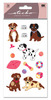 Puppies Glitter Sticko Stickers