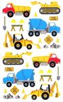 Construction > Construction Trucks Zone Epoxy Stickers: Stickers Galore