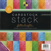 The Glitter Cardstock Stack 12x12 - DCWV
