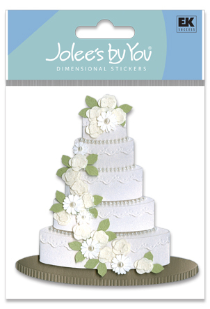 Jolee's Boutique 3d Bride Stickers Wedding Dress Scrapbooking