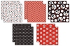 Mickey Black, White & Red Paper Pack 12x12