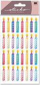 Birthday Candles Foil Sticko Stickers