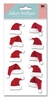 Santa Hats 3D  Stickers - Jolee's Boutique 