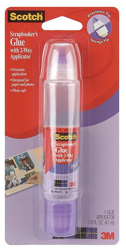 Scotch Glue Stick - .52 oz, Purple, Permanent
