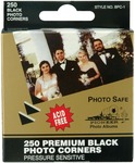 Premium Black Photo Corners