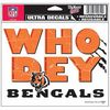 Who Dey? Bengals NFL Decal