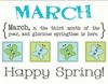 March Monthly Memories