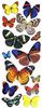 Natural Butterflies Adhesive Chipboard