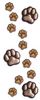 Paws JBY Slims  3-D Stickers - Jolee's By You