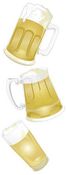 Beer JBY Slims  3-D Stickers - Jolee's By You