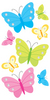 Butterflies & Rhinestones Stickers